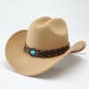 New Minority Jazz Hat European and American Men's and Women's Couple Hat Wool Western Cowboy Hat Top Hat Trend