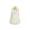 Anta Lifestyle Series Trendy Casual High-Top Skate Shoes Women Sneakers White Yellow Blue 922048012-4
