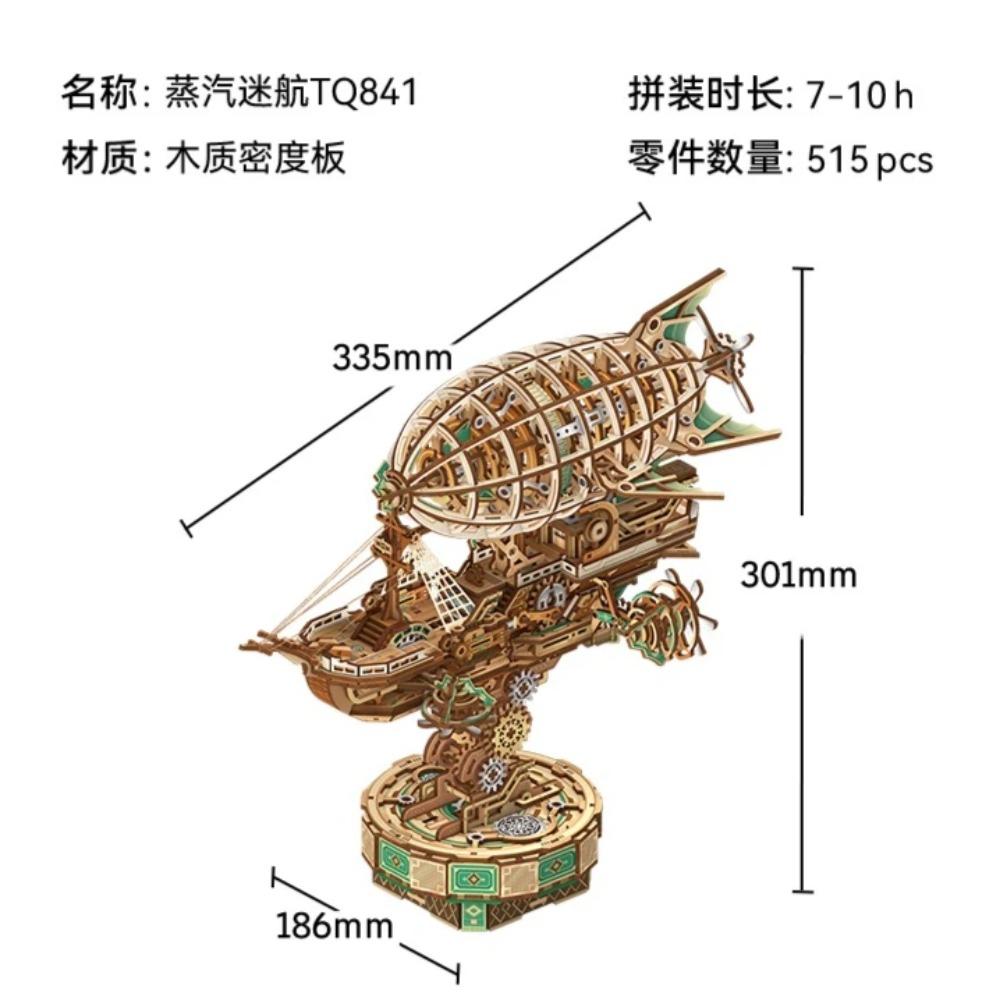 New Tonecheer Howl's Moving Castle Wooden Puzzle Building Blocks Diorama Model Kit Dollhouse Decoration 3D Wooden Birthday Gift