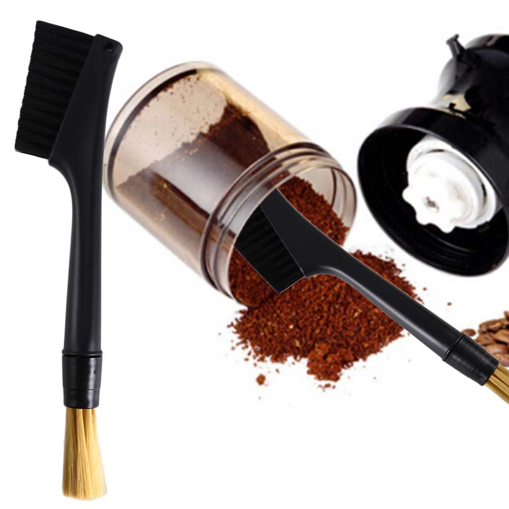

Head Removable Coffee Machine Accessories Cleaning Tool Espresso Cleaner Coffee Grinder Brush Double Head