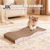 Eco Friendly Cat Scratcher Scratching Post No-Shedding High-Density Corrugated Paper Scratch Toy Wave Shape Design Household Reusable Pad