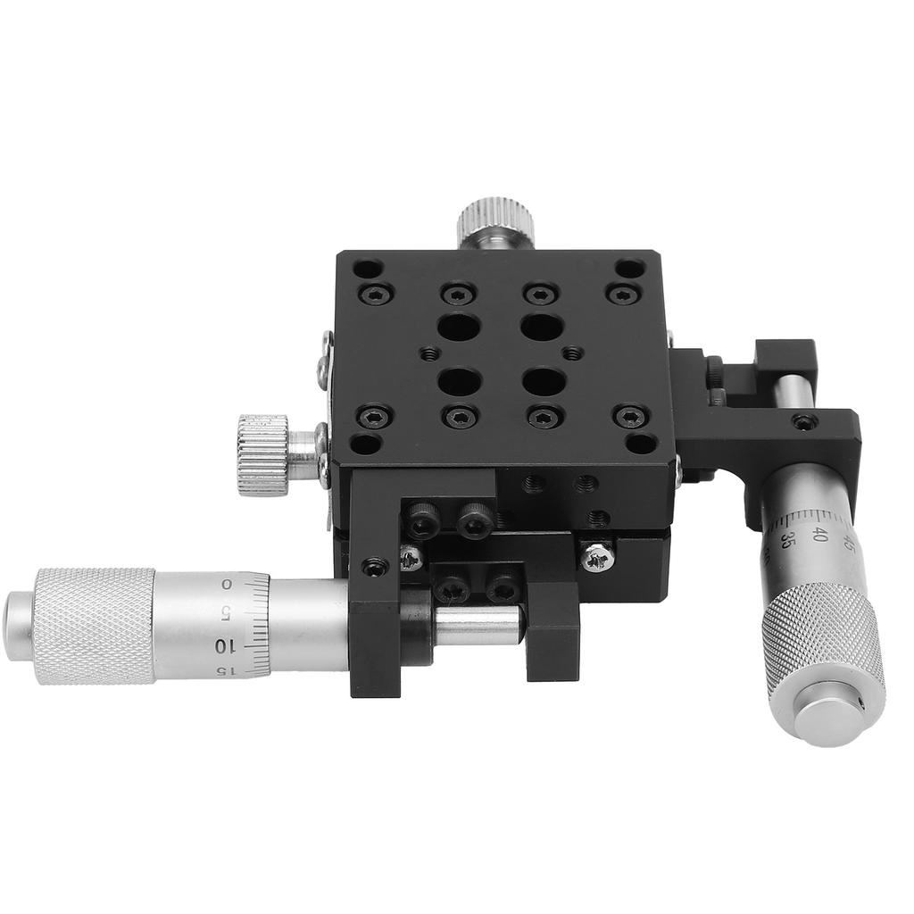 Linear Sliding Table XY Axis Manual Platform Cross Roller Guide Type Stage 40x40mm SEMYW40‑AS