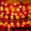 1.6M 10Led Chinese Spring Festival String Lights Hanging Ornaments Home  Year Bedroom Living Room Decoration Party Supplies