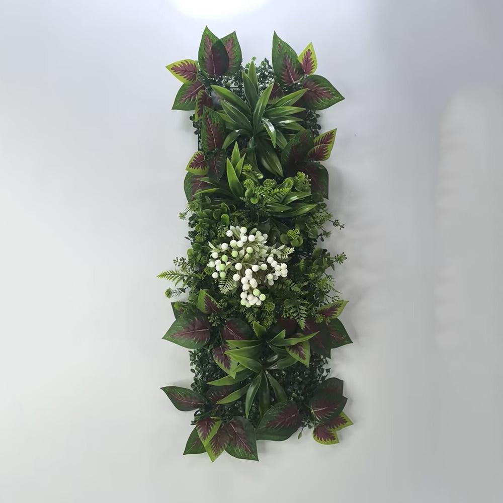 25x75CM Artificial Fern Green Wall Panel for Home Decoration