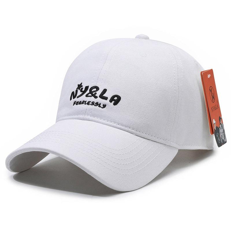 New Embroidery Ball Baseball Cap Sports Sunscreen Men's and Women's Sun Hats Breathable Versatile Casual Duck Tongue