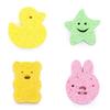 Ally Cartoon Bear Bath & Face Sponges