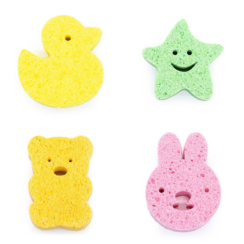 Ally Cartoon Bear Bath & Face Sponges