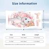 Elephant Theme Beach Towel Personalized Custom Name & Text Soft Quick Dry Beach Towel for Swimming Travel
