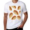 Tacos Pattern Perfect For Binge Or Movie Night Tshirt Fashion Casual Short Sleeve Tshirt