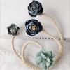 Adjustable Twist Curtain Ties 3D Flower Curtain Fixer Clip Creative Curtain Straps