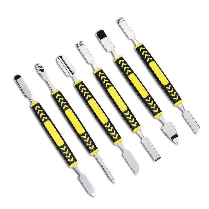 6-piece Metal Pry Bar Set for Disassembly and Screen Opening