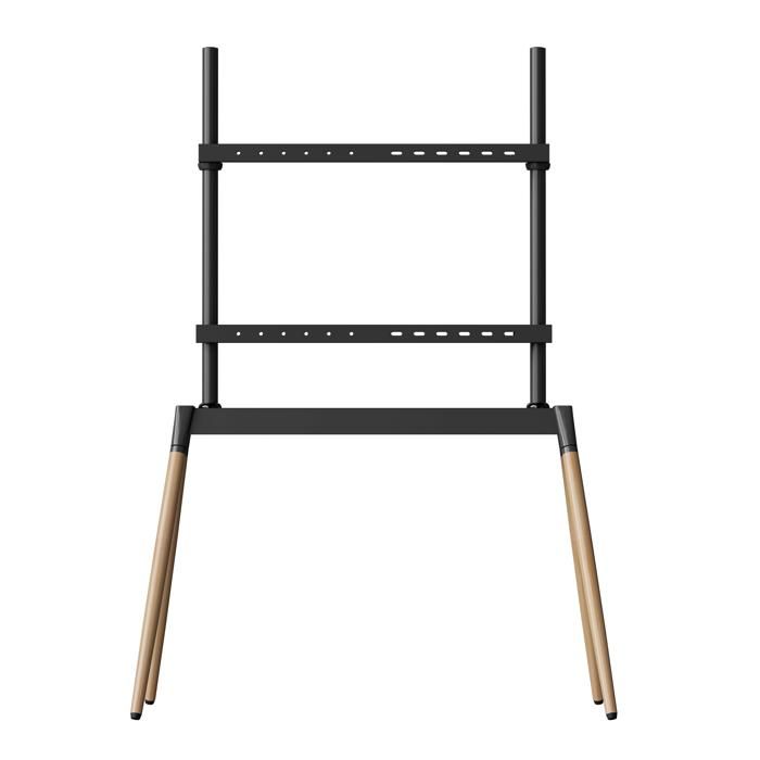 Support De Sol - GEMBIRD - GMB-Audio - Noir/Bois - Hauteur Ajustable - 55'' À 86''