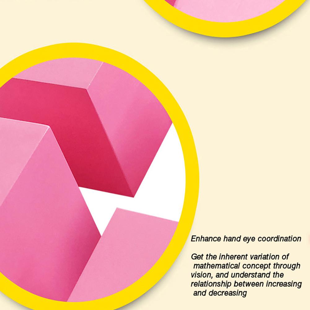 Kid Cute Stacking Early Educational Building Blocks Children Wooden Toy