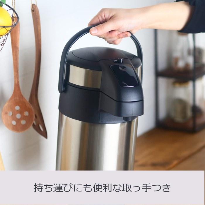 TIGER Magic Bottle Air Pot 3.0L MAA-C301XC (Clear Stainless/Silver)