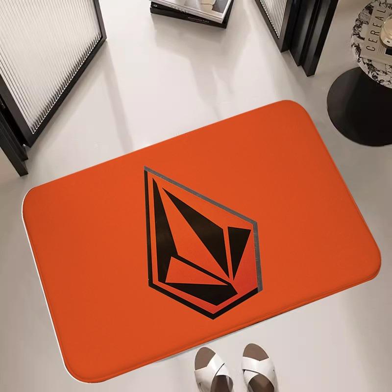 Street Art Graffiti Carpet Urban Trendy Abstract Geometric Logo Newspaper Clipping Home Decoration Rug Welcome Nonslip Floor Mat