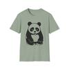 Unisex Soft-style Chill Sitting Bear Graphic T-Shirt Mens Womens Tees Top – Minimalist Nature