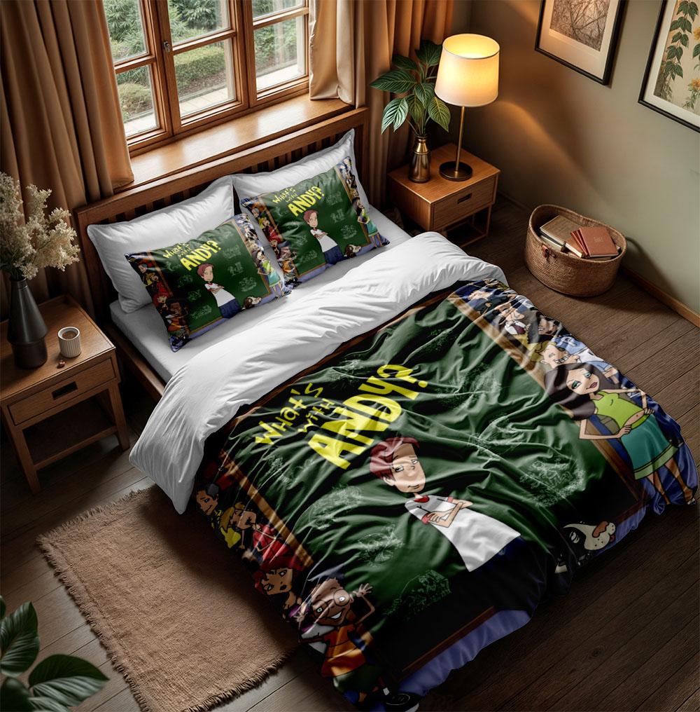 Sacré Andy Duvet Cover Set without sheet King Queen Double Full Twin Single Size Bed Linen Set