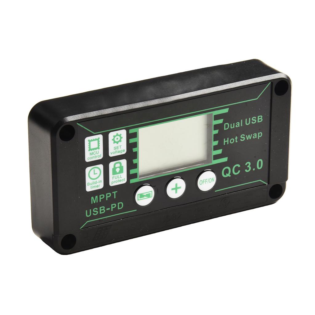 For Harsh Outdoor Environments Digital Display Charge Controller 12V 24V Solar Charger Compact Size Overcharging Protection