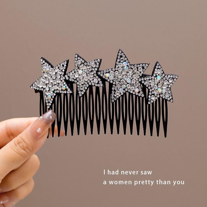Stylish and Versatile Hair Clips for Women, Pearl Hair Combs for Wispy Hair, Bangs Clips, High-end Hair Accessories