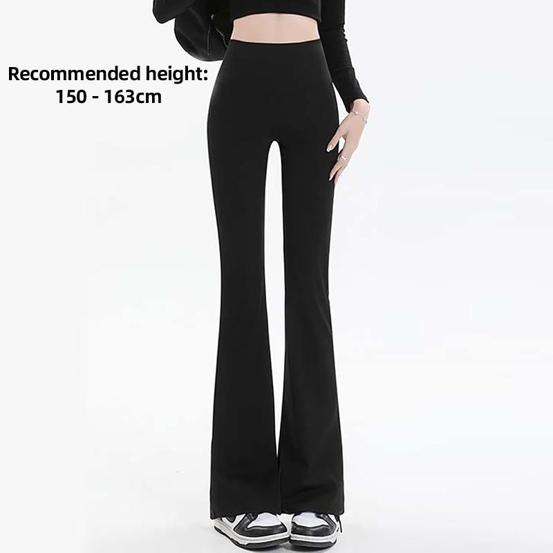 

Micro-flared Pants Shark Pants Women s High-waisted Slim Slim-fit Horseshoe Wide-leg Pants Women s Outer Wear Tight-fitting Flared Pants Bottoming M чорний