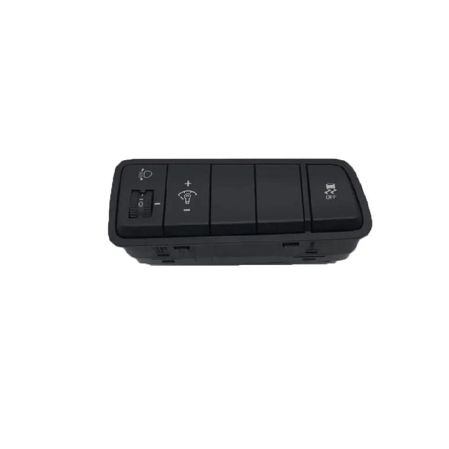 ForHyunda Tucson TL Headlamp height adjustment switch trument luminance switch OFFElectric tail gate switch OEM 93710