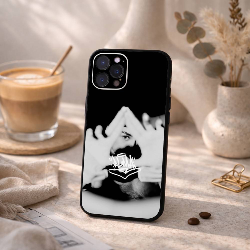 N-Nicki N-Nicole Rapper Phone Case For iPhone17 16 15 14 13 12 11 Pro Max Plus,5G Soft Black Case