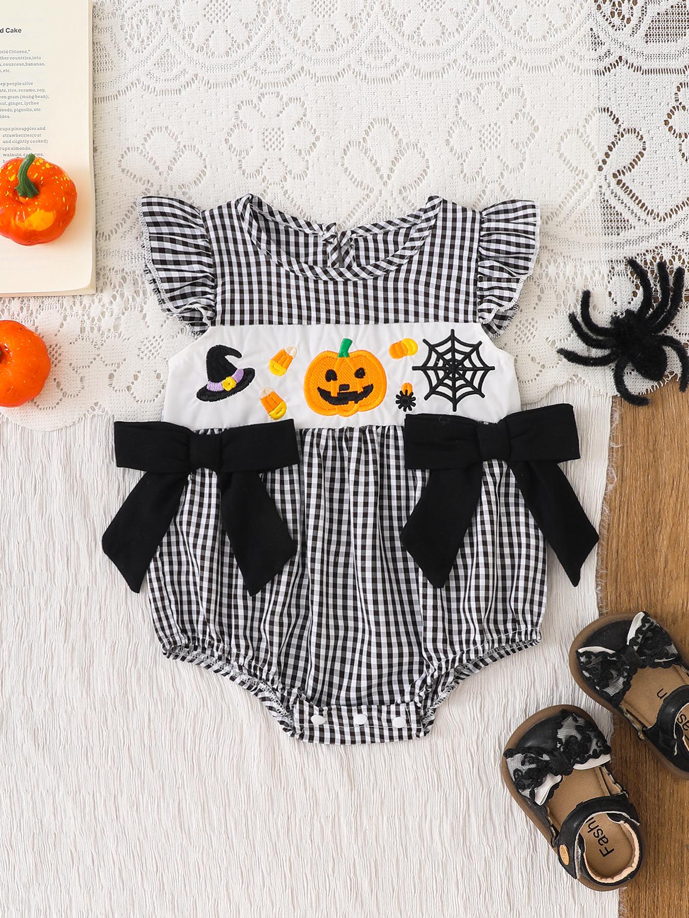 Halloween Best-Seller: Kids Big Bow Romper 3-6 Months
