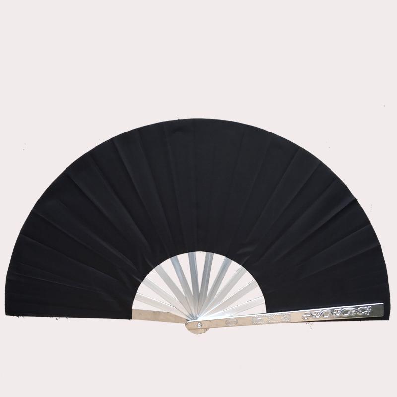 Tai Chi Kung Fu Fan Stainless Steel Alloy Fan Rib Morning Exercise Hand Abanico Chinese Martial Arts Performance Prop Ventilador