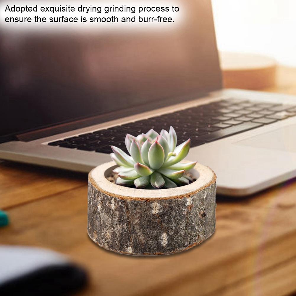 Suport de lumânare din lemn, tip grămadă de lemne, suport de lumânare, sfeșnic, buștean, ghiveci de flori, ornament decorativ