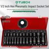 32-Piece Heavy-Duty 1/2" Impact Socket Set with Extended Hexagonal and Torx Sockets in Iron Box