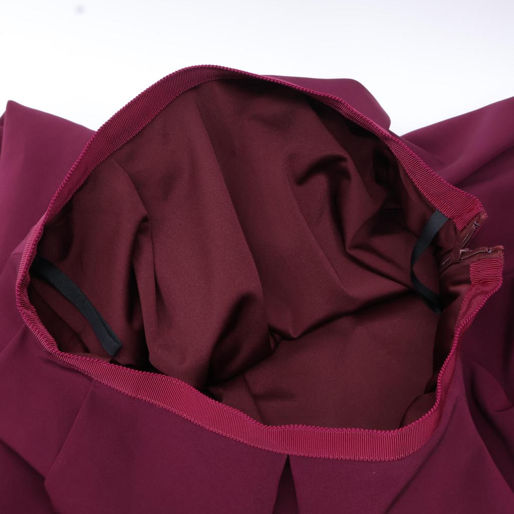 FOXEY NEW YORK Bold Morgan Skirt 43168 Skirt 38 BordeauxUsed