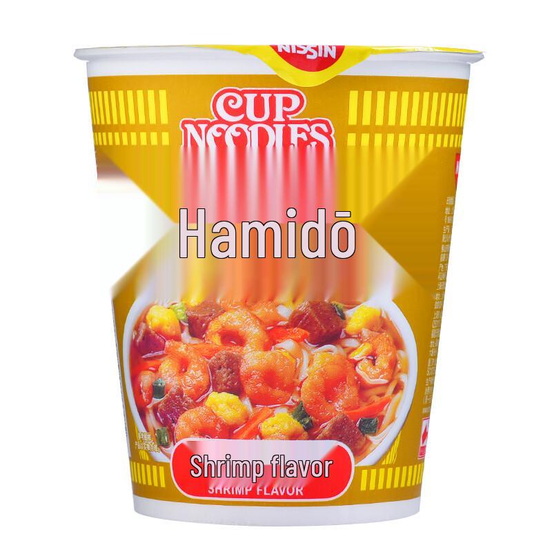 Nissin Cup Noodles Shrimp Flavor 74g per cup
