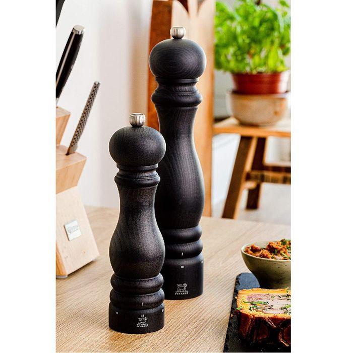 Moulin à poivre 30 cm en bois paris u'select collection graphite - peugeot