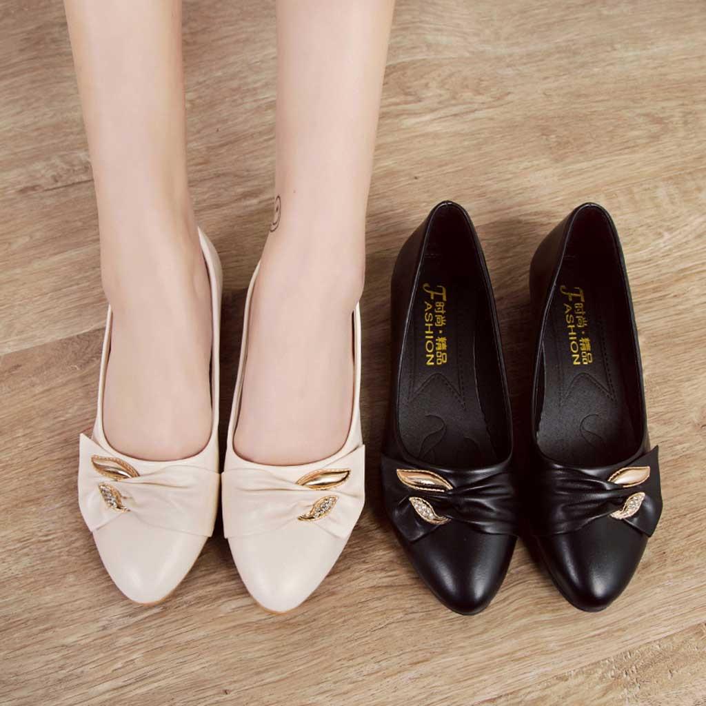 Zapatos Mujer Zapato Casual Bow Peas Zapatos Mocasín Cuero 4 Zapatos Mujer Zapato Casual Bow Peas Zapatos Mocasín Cuero 4