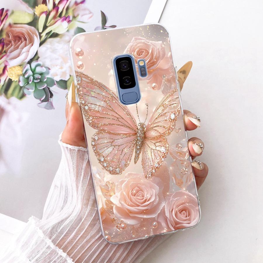 For Samsung Galaxy S9+ Case Soft Silicone Protective transparent Fashion Phone Case For SamsungS9 S 9 Plus Clear Cover Coque