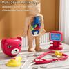 Non-Toxic Kids Pretend Play Dental Play Educational Toy Gift Doctor Toy Set Simulation Nurse Injection Stethoscope Sound Light Medical Kit