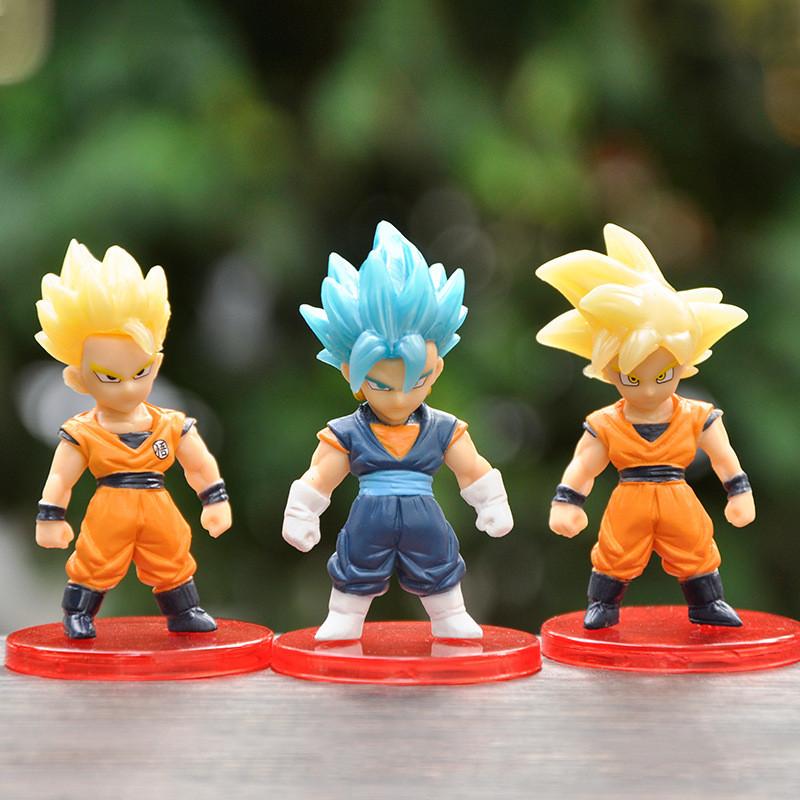 Anime Ball Dragon Figurines Desktop Decor Collectible Kids Birthday Gifts Toys