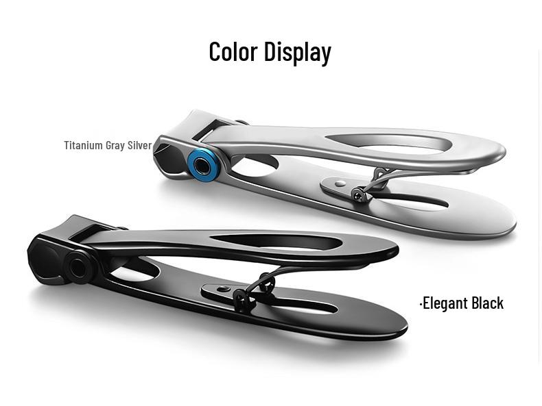 Anti-Splash Stainless Steel Large Nail Clipper Set for Thick Toenails