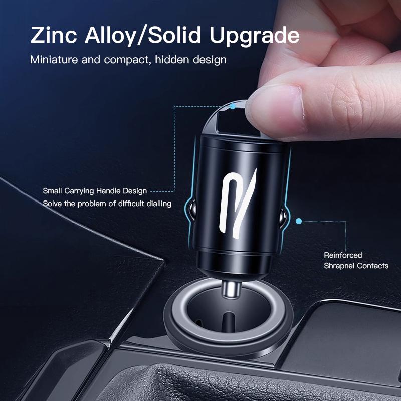 USB Type-C Ports Car Cigarette Lighter Fast Charger Adapter For VW GTI Polo Golf Passat Tiguan Arteon Touareg Taigo Caddy Jetta