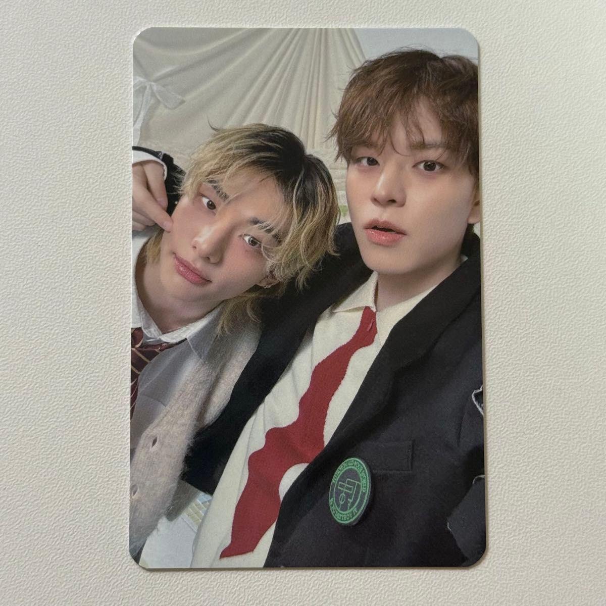 Used Straykids Hyunjin Seungmin Bomber Jacket Unit Trading Card