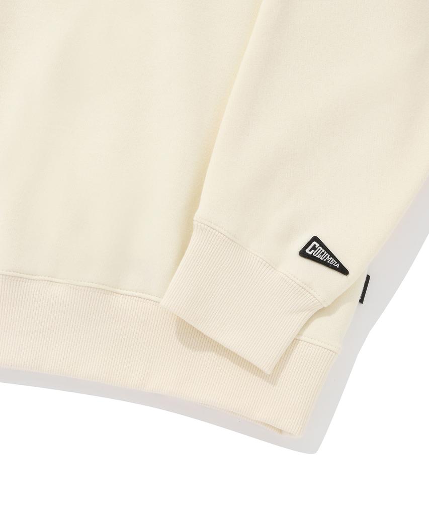 COLUMBIA UNIVERSITY 1754 Arch Logo Fleece Sweatshirts Cream