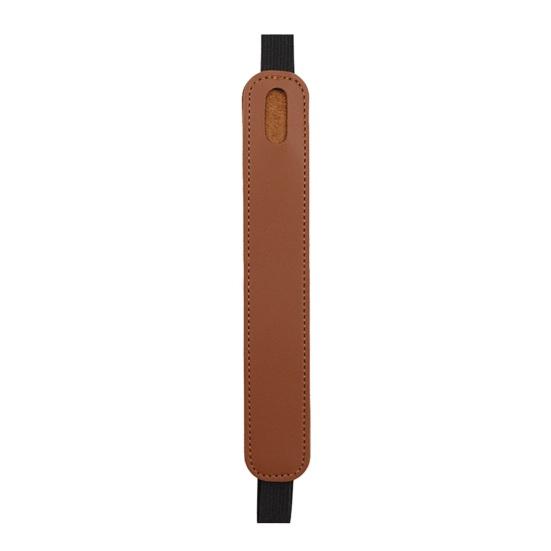 Stylus Pen Case Smooth Faux Leather Firm Sticthing Elastic Band Lightweight Portable Protective Stylus Pen Holder Notebook Pen Storage Pocket Sleeve