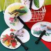 1/2/3pcs Chinese Paper Fan - Hand Painted Folding Fan, Traditional Ancient Style Small Gift for Women, Asian Festival Decoration
