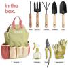 Gardening Tools, 10 Piece Set, Gardening Tool Kit, with Bag and Gloves, Men's and Women's Gardening Tool Gifts