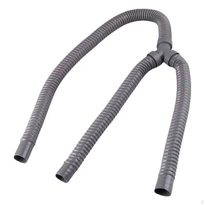 Double Sink Drain Kit Drainage Hose Expandable Easy Install P Shaped Sewer for Garbage Disposer