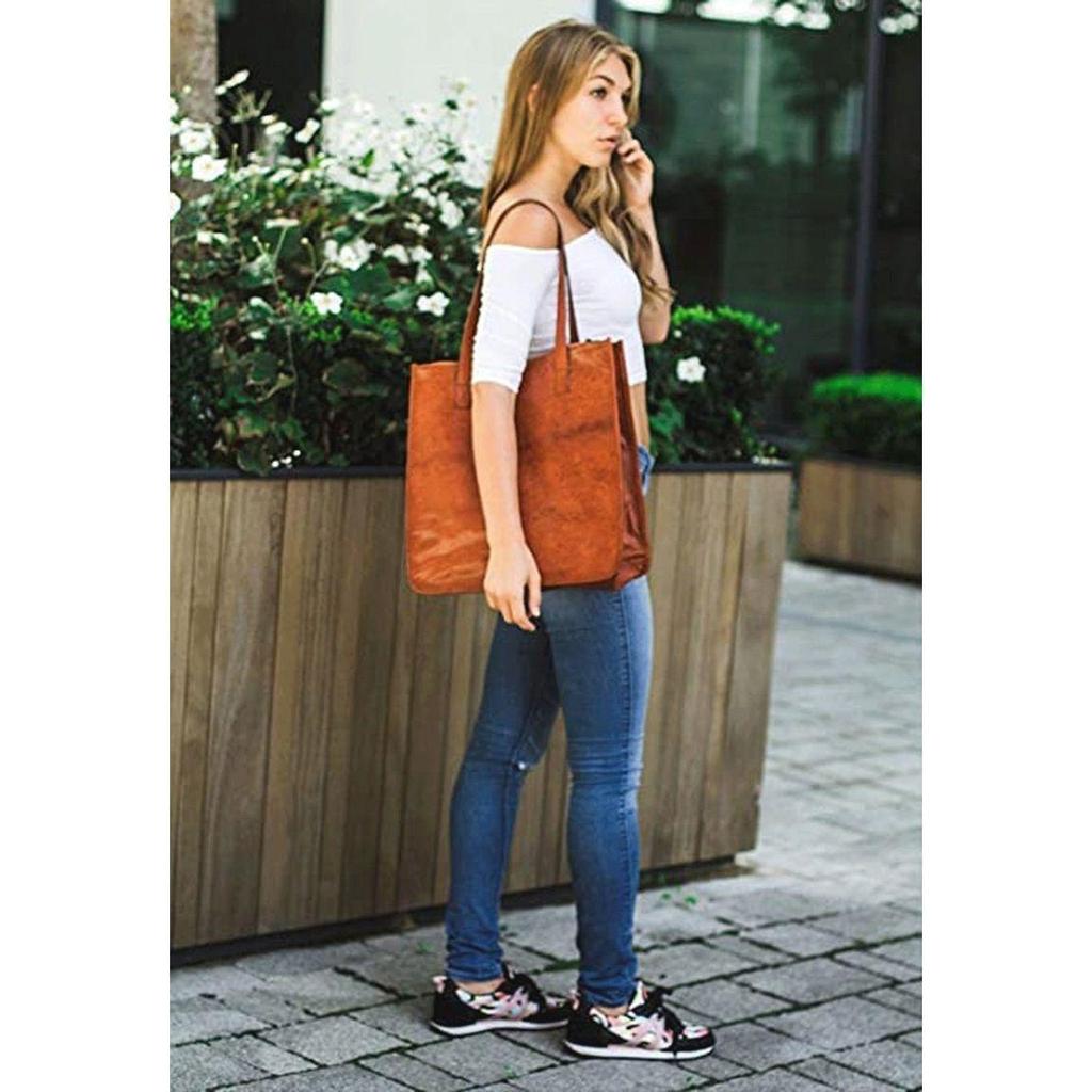 Shoulder woman Tote Handmade leather bags for women And Woman Handmade Tote Purse Shoulder Market and shopping Bags Brown premium quality