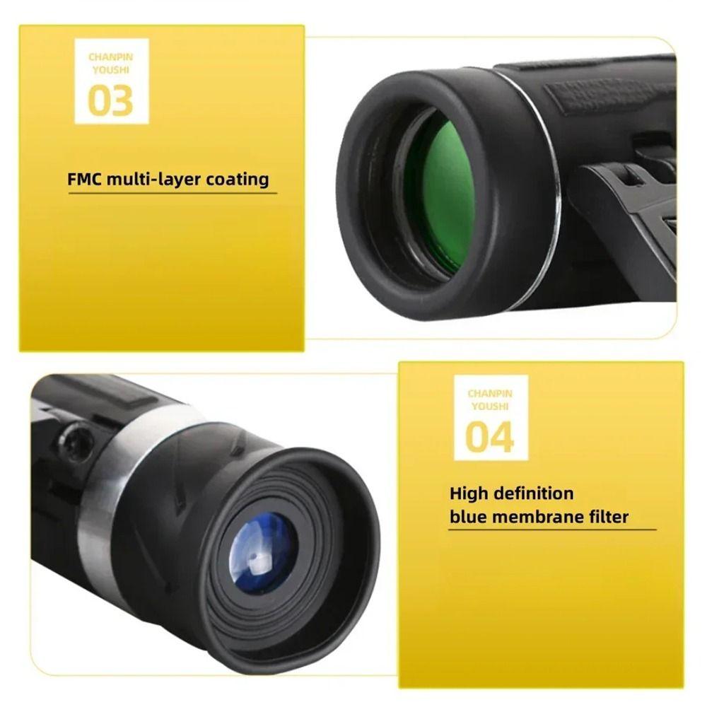 Long-Distance Vision Portable Binocular Telescope 5000m/50000M Powerful Folding Telescope  Outdoor