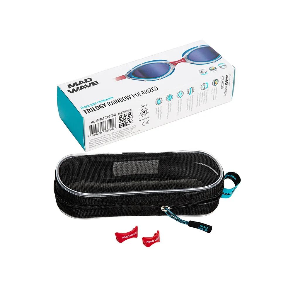 Madwave Polarized Swimming Goggles Trilogy Rainbow Polarized