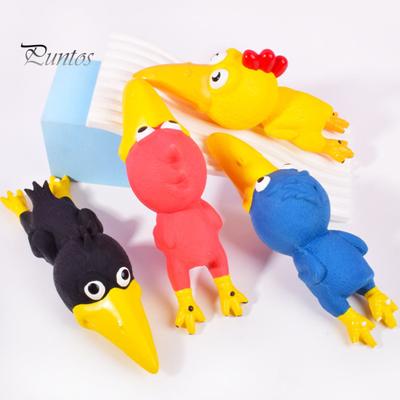 Squeaky Chicken Dog Toy Interactive Pet Chewing Toy Puppy Teeth Cleaning Screaming Latex Chicken for Boredom Relief And Training