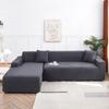 Elasticized Jacquard Sofa Slipcovers Soild Colour Dust Proof Sofa Covers L Shape Sofa Guard Designed For Living Room Office Couch Covers